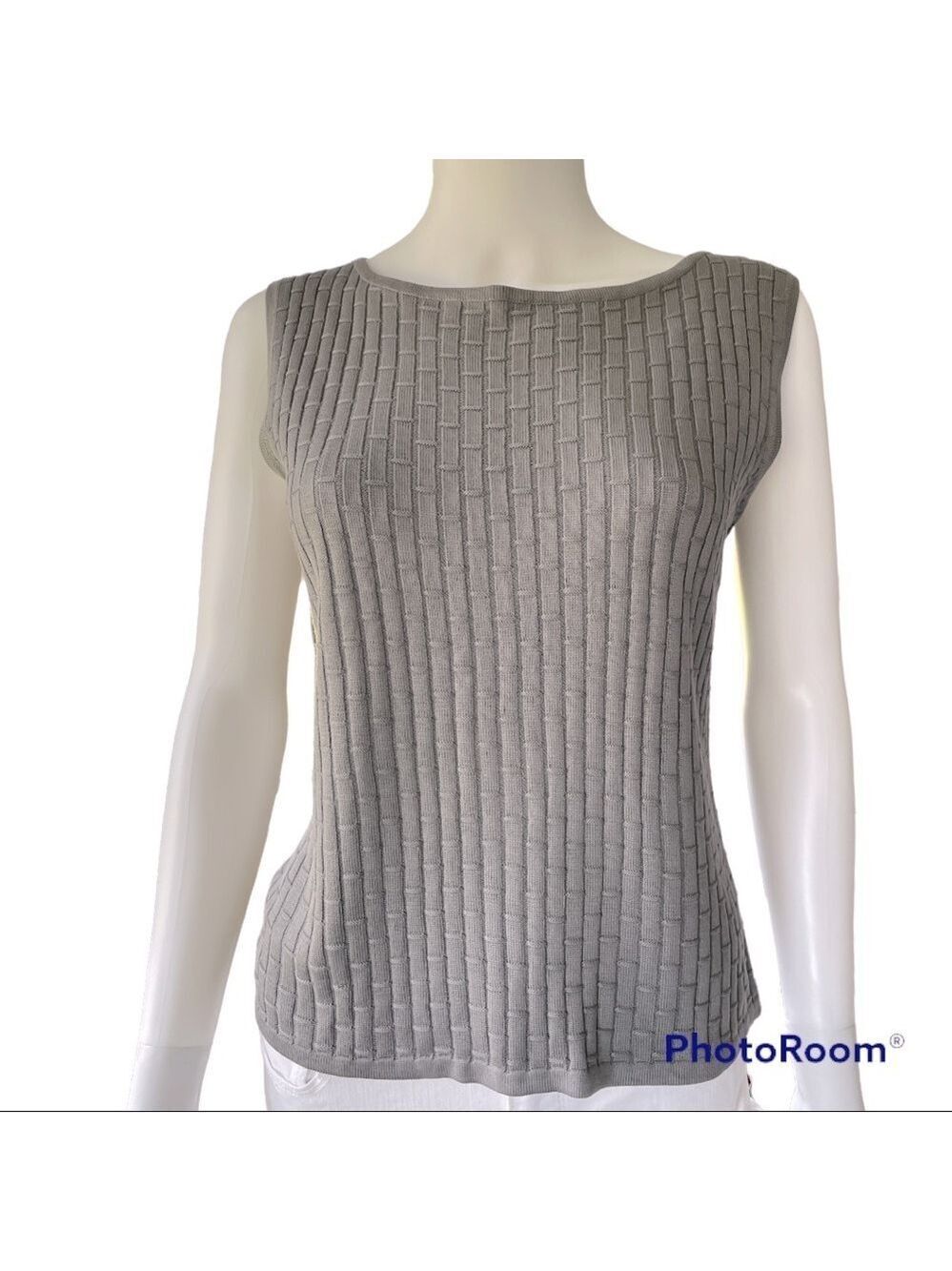 Grace 100% Silk Sleeveless Sweater Size L